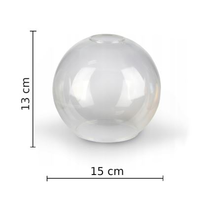 Φωτιστικό τοίχου STAR 1xE27/60W/230V μαύρο/διαφανές