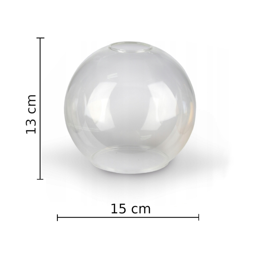 Φωτιστικό τοίχου STAR 1xE27/60W/230V μαύρο/διαφανές