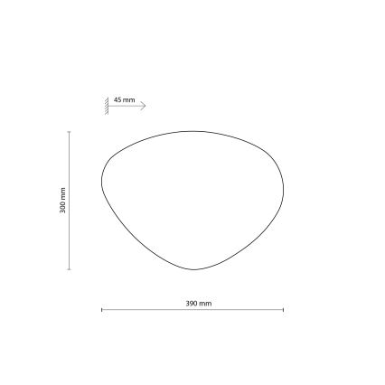Φωτιστικό τοίχου STONE 2xG9/8W/230V 30x39 cm μπεζ