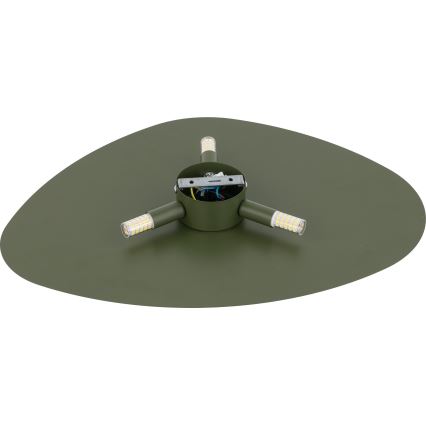 Φωτιστικό τοίχου STONE 3xG9/8W/230V 37x49 cm πράσινο