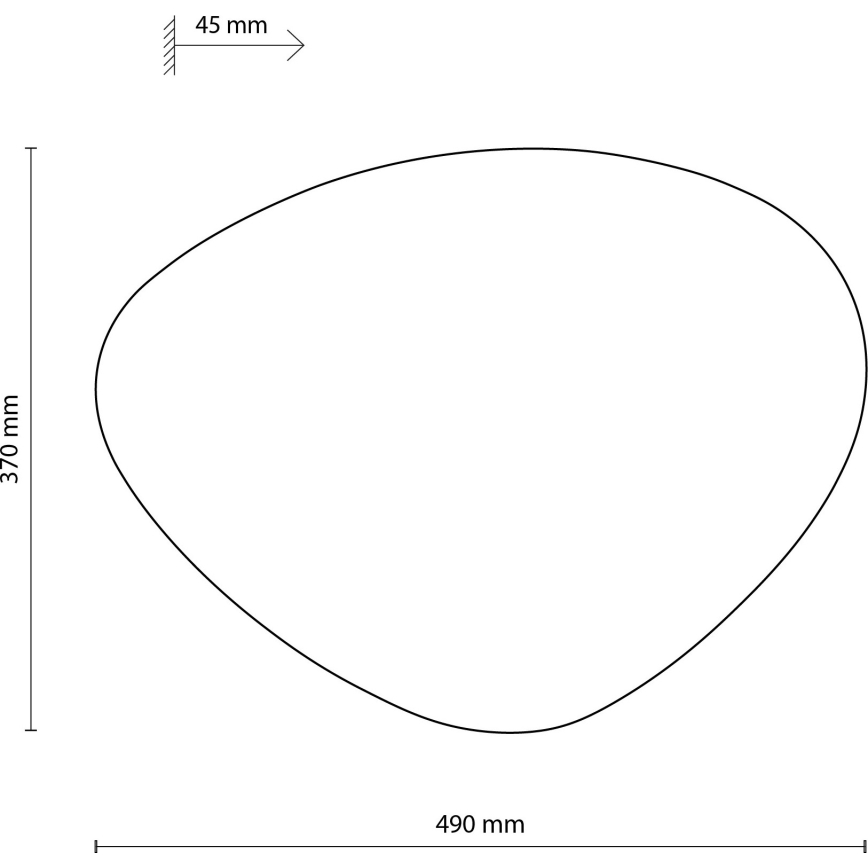 Φωτιστικό τοίχου STONE 3xG9/8W/230V 37x49 cm πράσινο
