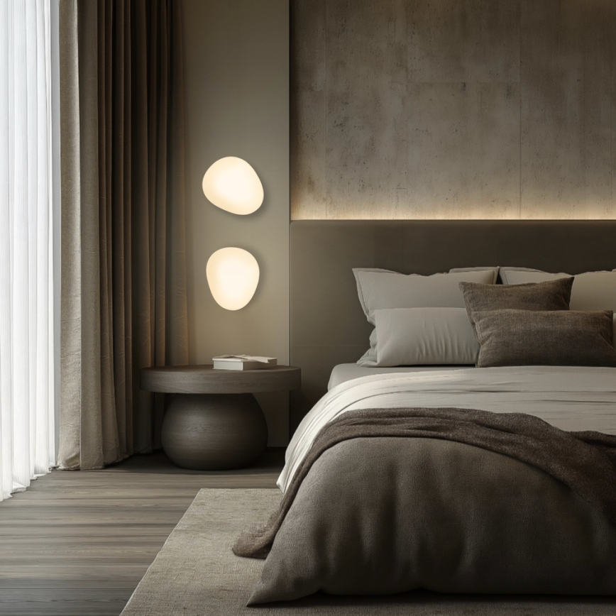 Φωτιστικό τοίχου STONES 1xE27/40W/230V