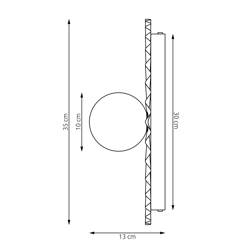 Φωτιστικό τοίχου UMBRA 1xG9/8W/230V κόκκινο