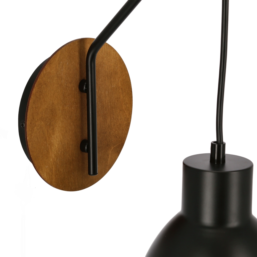 Φωτιστικό τοίχου VARIO 1xE27/60W/230V Σημύδα