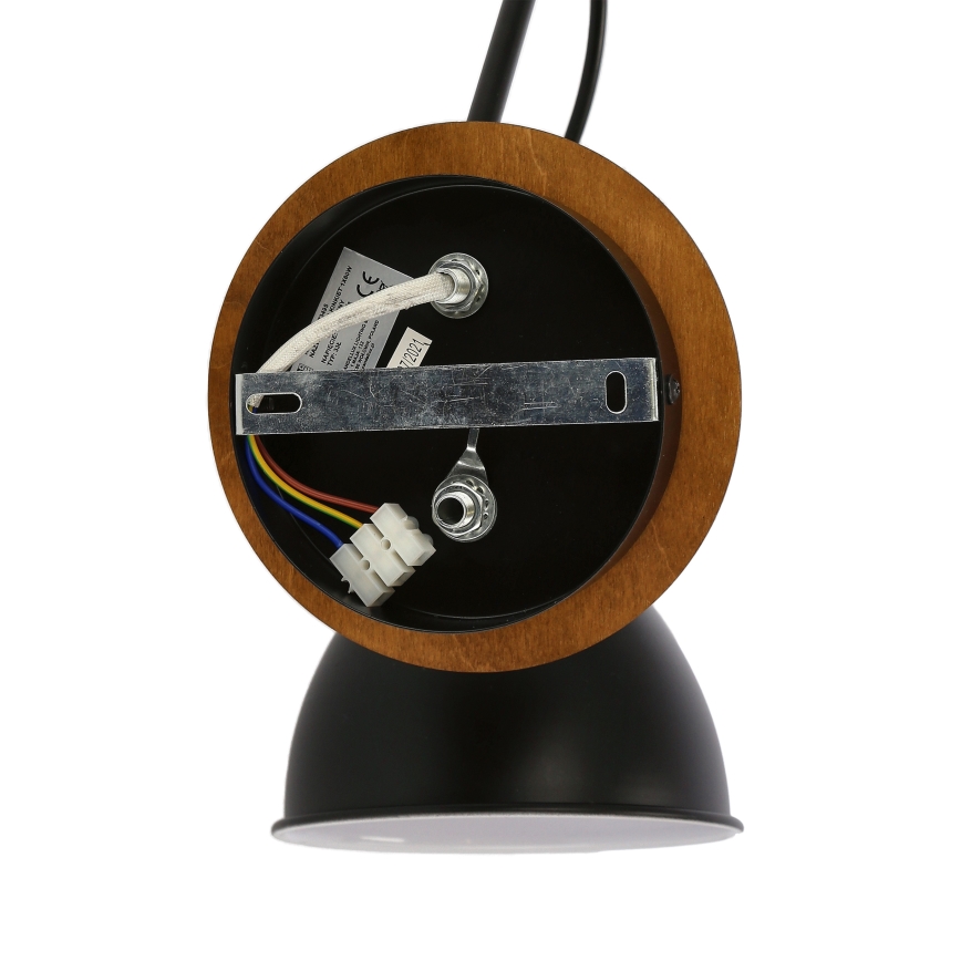 Φωτιστικό τοίχου VARIO 1xE27/60W/230V Σημύδα