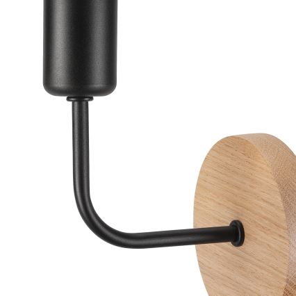 Φωτιστικό τοίχου VITO OAK 1xE27/60W/230V