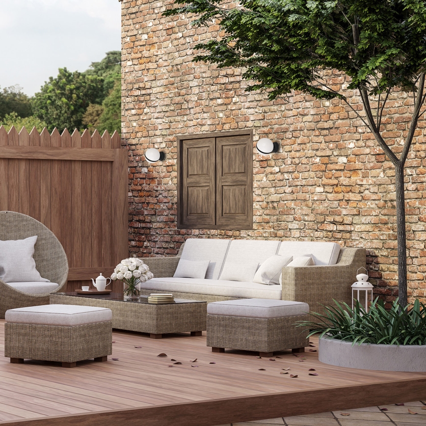 Φωτιστικό τοίχου  εξωτερικού χώρου CIRCULO 1xE27/40W/230V IP44