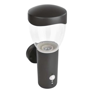 Φωτιστικό τοίχου εξωτερικού χώρου με αισθητήρα ARTEO 1xE27/15W/230V IP44