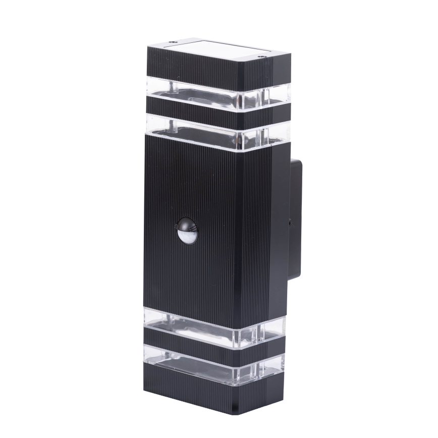 Φωτιστικό τοίχου εξωτερικού χώρου με αισθητήρα BREZZA 2xGU10/35W/230V IP65