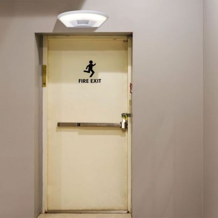 Φωτιστικό τοίχου μπάνιου LED με αισθητήρα SAMSUNG CHIP LED/10W/230V 4000K IP54 λευκό