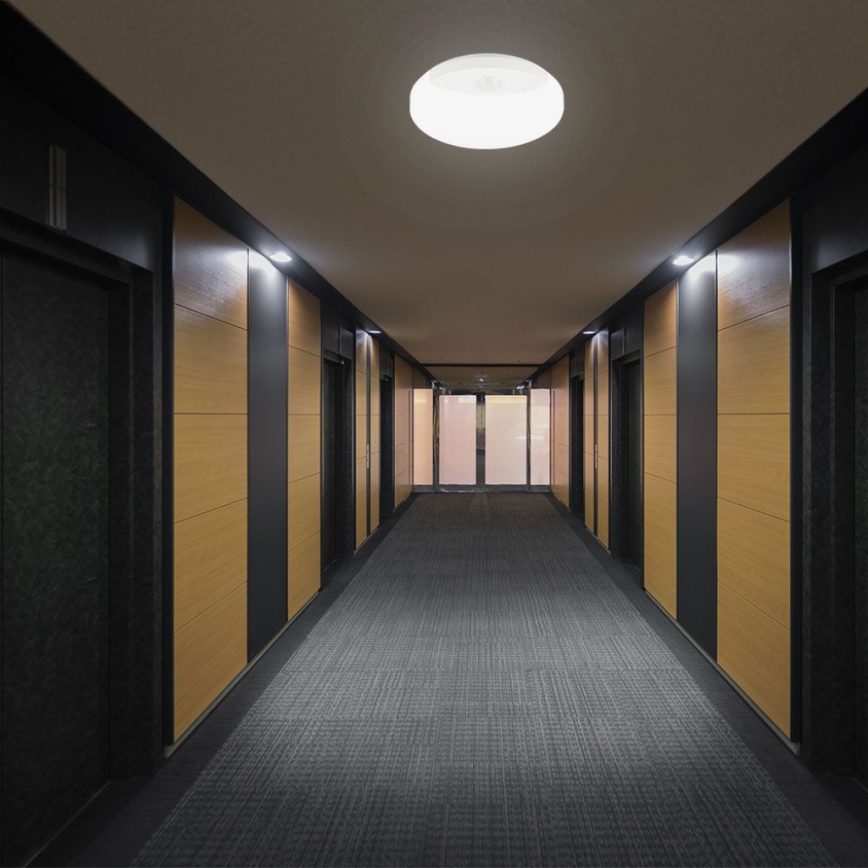 Φωτιστικό τοίχου μπάνιου LED με αισθητήρα SAMSUNG CHIP LED/15W/230V 3000/4000/6000K IP44 λευκό