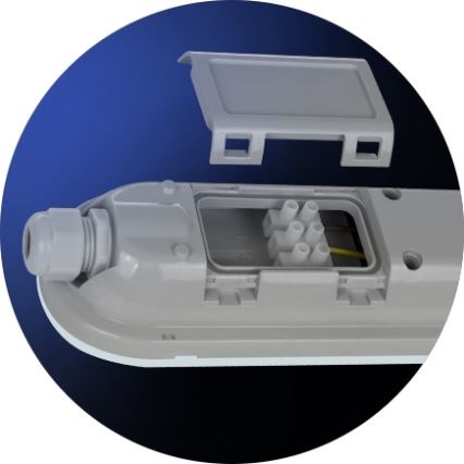 Φωτιστικό εργασίας φθορίου LED LIMEA GIGANT LED/38W/230V IP65 1190mm μαύρο