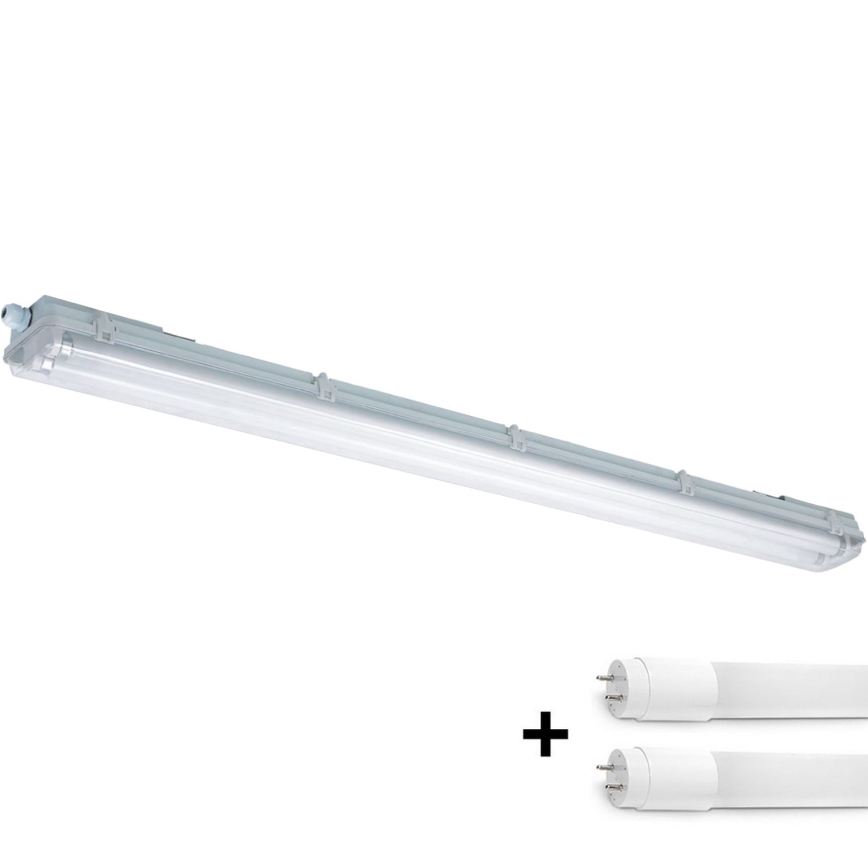 Φωτιστικό εργασίας φθορίου LED T8 2xG13/18W/230V 4000K IP65 128,5 cm