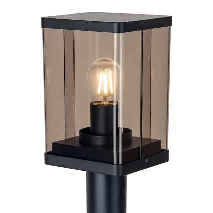 Φωτιστικό εξωτερικού χώρου 1xE27/60W/230V IP44 μαύρο/καπνιστό καφέ