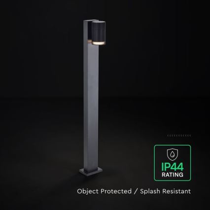 Φωτιστικό εξωτερικού χώρου 1xGU10/10W/230V IP44 50 cm μαύρο