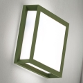 Φωτιστικό εξωτερικού χώρου HENRY 2xE27/15W/230V 26 x 26 εκ. IP44 πράσινο