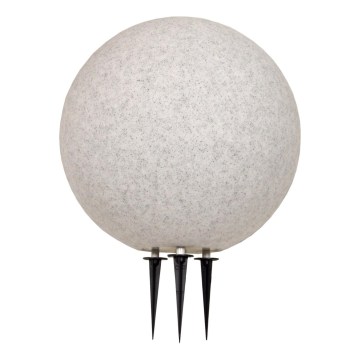 Φωτιστικό εξωτερικού χώρου KULA 1xE27/60W/230V Ø 40 cm IP44 γκρι
