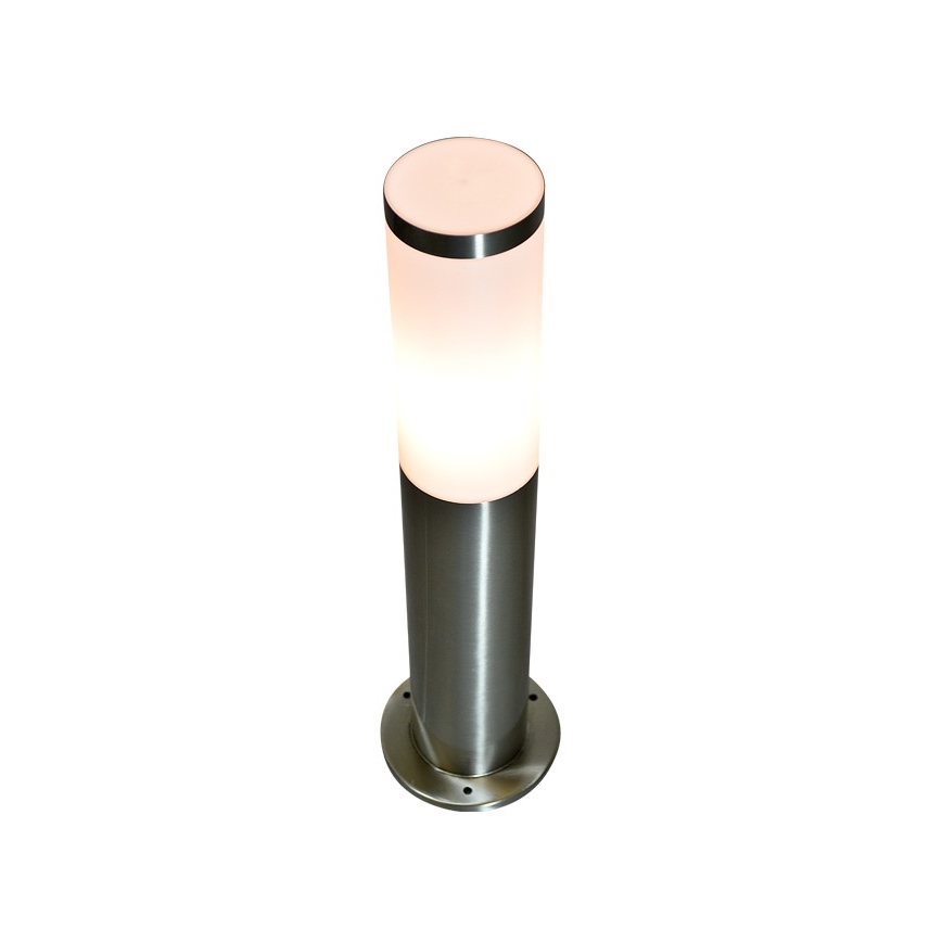 Φωτιστικό εξωτερικού χώρου LIVIA 1xE27/10W/230V 45 cm IP44 ασημί