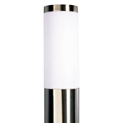 Φωτιστικό εξωτερικού χώρου LIVIA 1xE27/10W/230V 45 cm IP44 ασημί