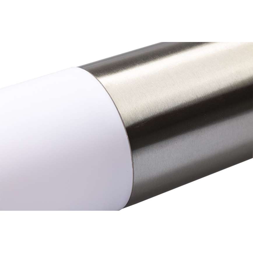 Φωτιστικό εξωτερικού χώρου LIVIA 1xE27/10W/230V 45 cm IP44 ασημί
