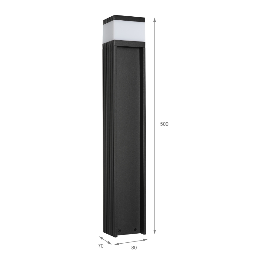 Φωτιστικό εξωτερικού χώρου VESPER 1xG9/5W/230V IP44 50 cm μαύρο