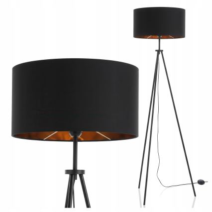 Φωτιστικό δαπέδου 1xE27/40W/230V μαύρο