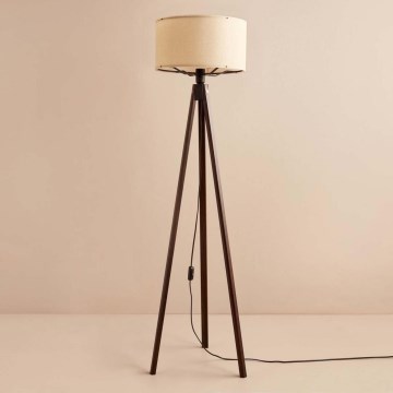 Φωτιστικό δαπέδου AYD 1xE27/40W/230V καφέ/μπεζ