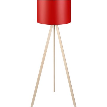 Φωτιστικό δαπέδου AYD 1xE27/40W/230V κόκκινο/μπεζ