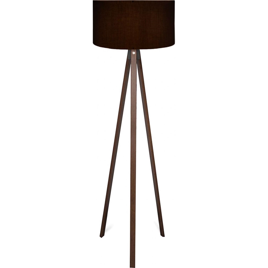 Φωτιστικό δαπέδου AYD 1xE27/40W/230V μαύρο/καφέ