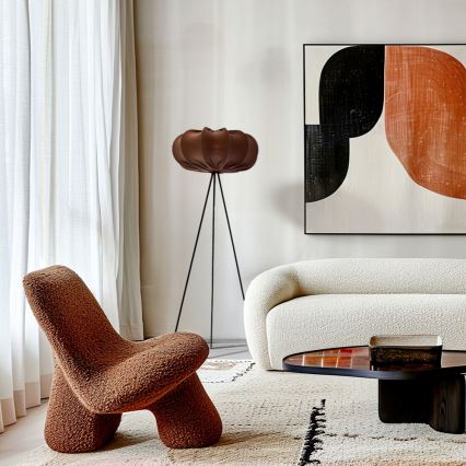 Φωτιστικό δαπέδου CAFEE 1xE27/40W/230V καφέ/μαύρο