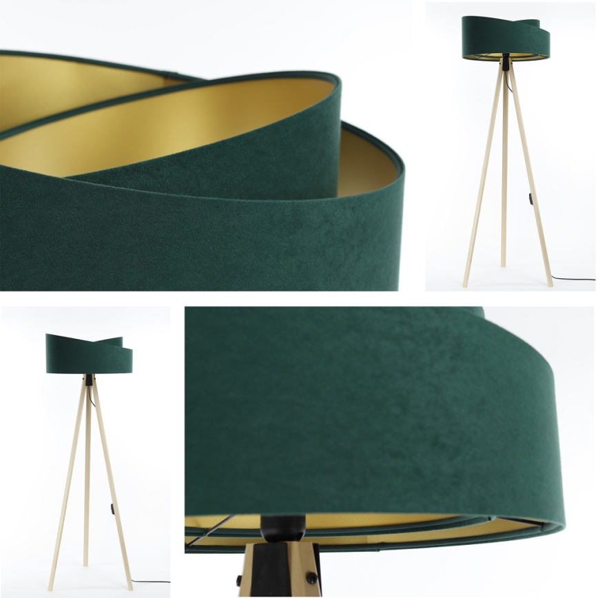 Φωτιστικό δαπέδου GALAXY 1xE27/60W/230V πράσινο/μπεζ