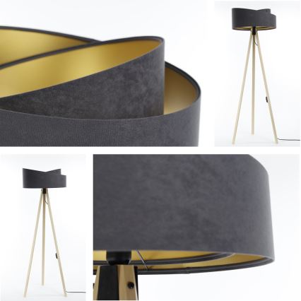 Φωτιστικό δαπέδου GALAXY 1xE27/60W/230V γκρι/μπεζ