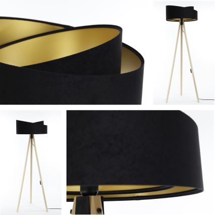 Φωτιστικό δαπέδου GALAXY 1xE27/60W/230V μαύρο/μπεζ