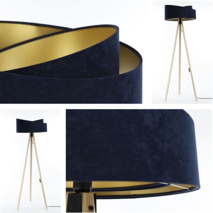 Φωτιστικό δαπέδου GALAXY 1xE27/60W/230V μπλε/μπεζ