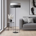 Φωτιστικό δαπέδου KARBON 1xE27/15W/230V μαύρο/γκρι