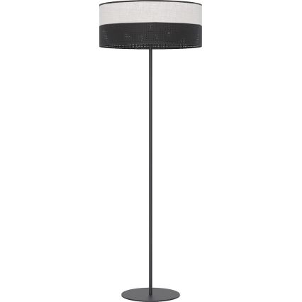 Φωτιστικό δαπέδου KARBON 1xE27/15W/230V μαύρο/γκρι