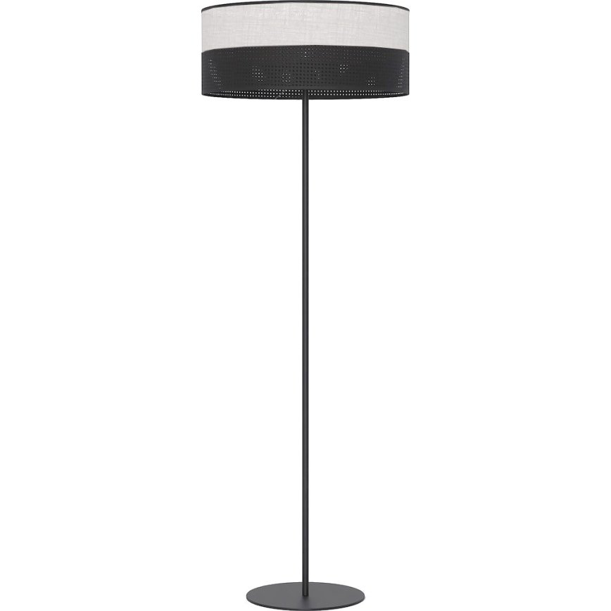 Φωτιστικό δαπέδου KARBON 1xE27/15W/230V μαύρο/γκρι