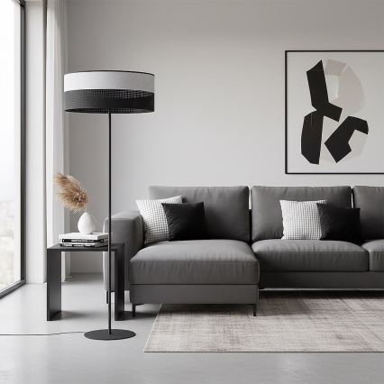 Φωτιστικό δαπέδου KARBON 1xE27/15W/230V μαύρο/γκρι