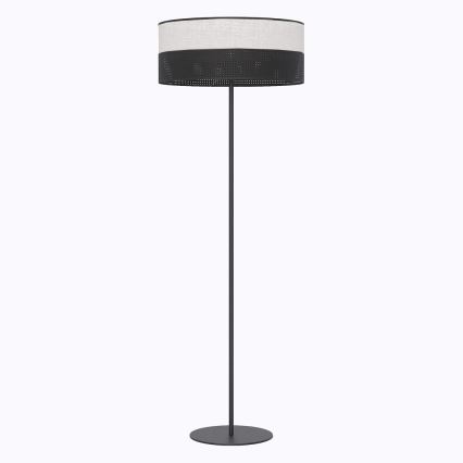 Φωτιστικό δαπέδου KARBON 1xE27/15W/230V μαύρο/γκρι