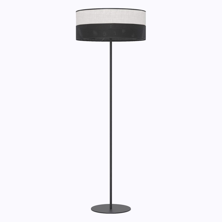 Φωτιστικό δαπέδου KARBON 1xE27/15W/230V μαύρο/γκρι
