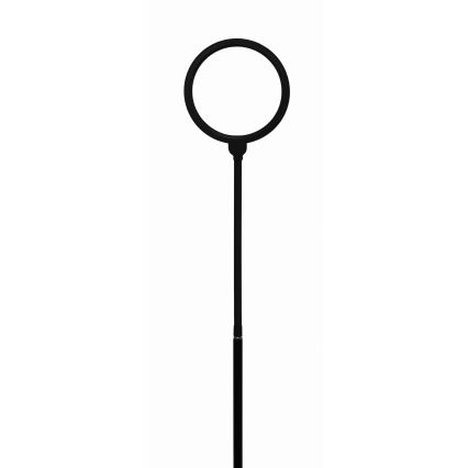 Φωτιστικό δαπέδου LED Dimmable 2σε1 LED/10W/230V 3000-4500-6500K μαύρο