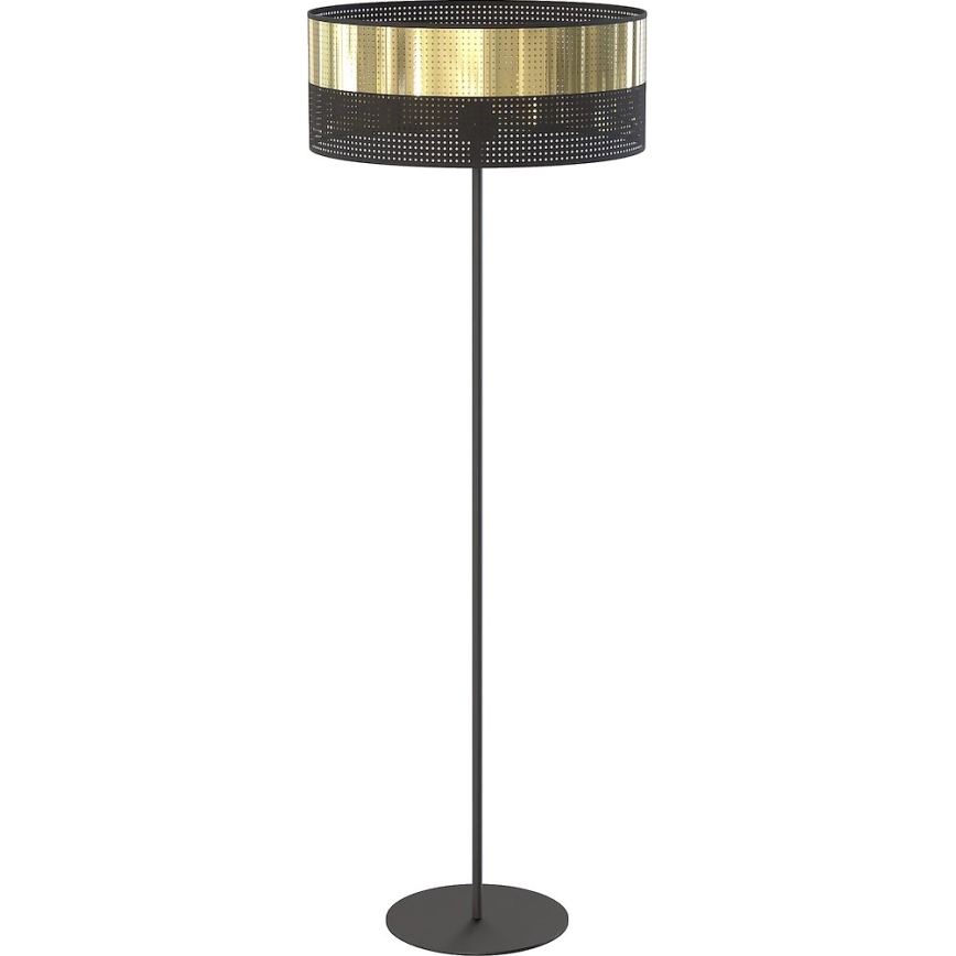 Φωτιστικό δαπέδου LUX 1xE27/15W/230V μαύρο/χρυσό