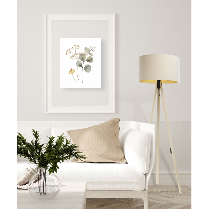 Φωτιστικό δαπέδου STANDART 1xE27/60W/230V κρεμ/μπεζ