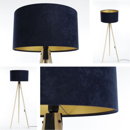 Φωτιστικό δαπέδου STANDART 1xE27/60W/230V μπλε/μπεζ