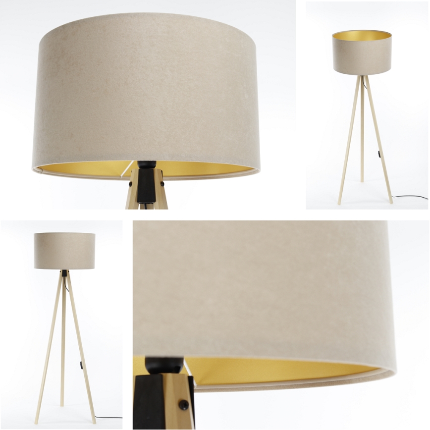 Φωτιστικό δαπέδου STANDART 1xE27/60W/230V μπεζ