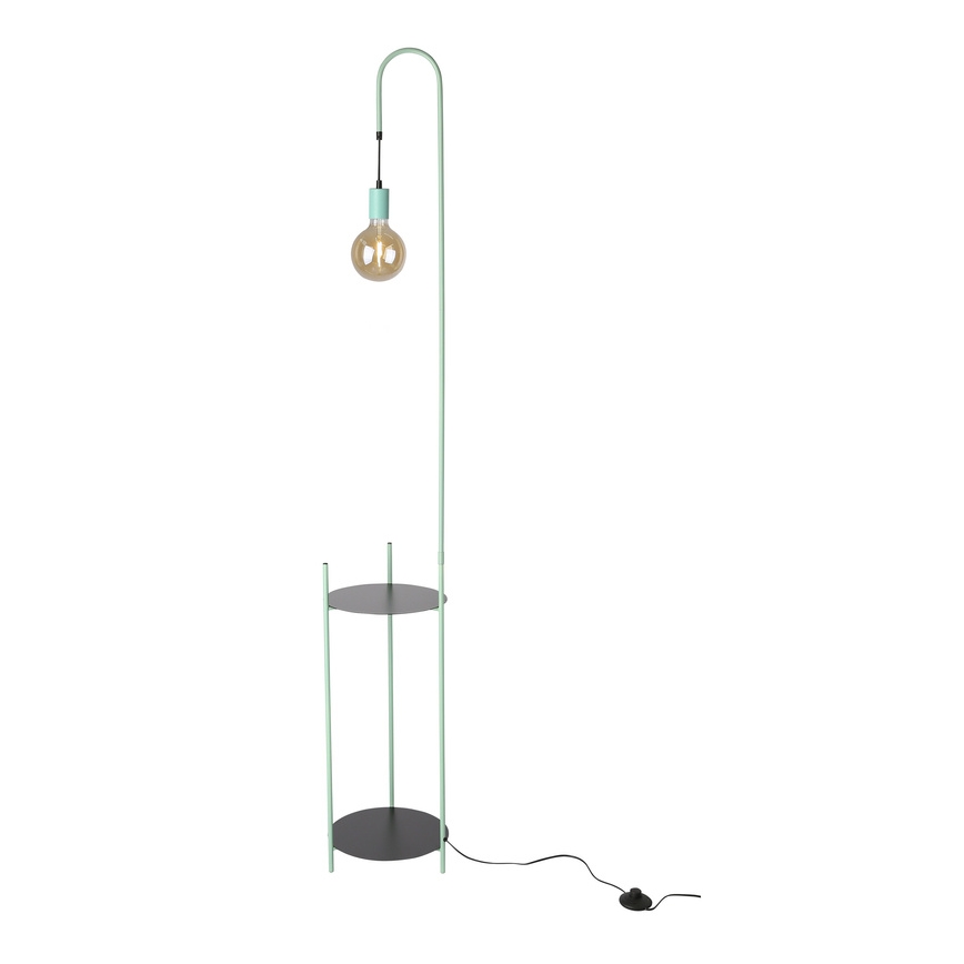 Φωτιστικό δαπέδου WALK 1xE27/40W/230V τιρκουάζ