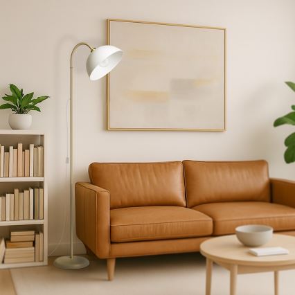 Φωτιστικό δαπέδου ZACK 1xE27/15W/230V μπεζ