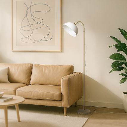 Φωτιστικό δαπέδου ZACK 1xE27/60W/230V μπεζ