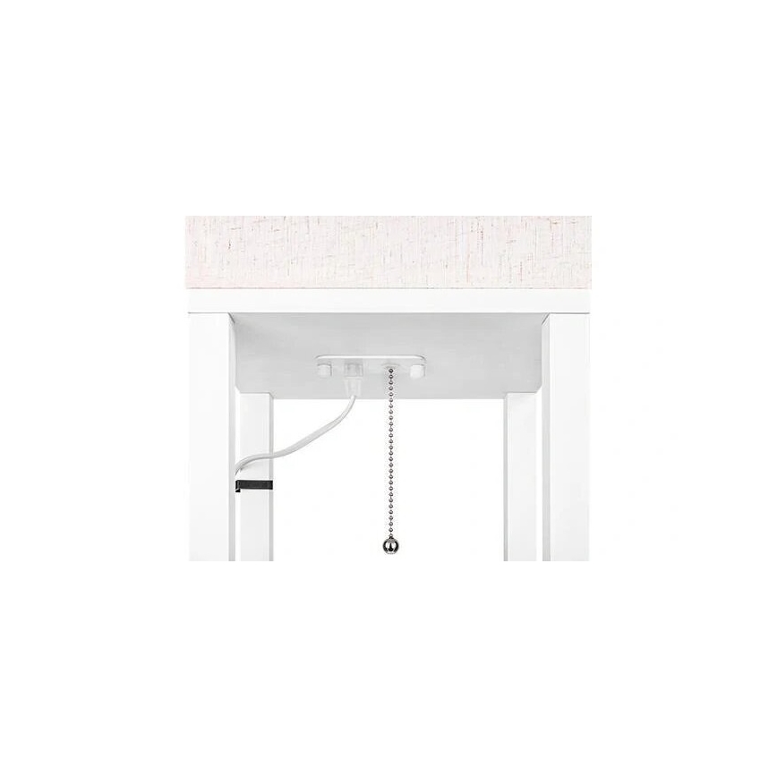 Φωτιστικό δαπέδου με ράφια 1xE27/60W/230V λευκό