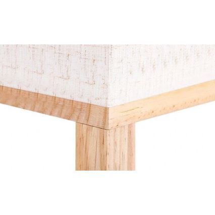 Φωτιστικό δαπέδου με ράφια 1xE27/60W/230V λευκό/καφέ